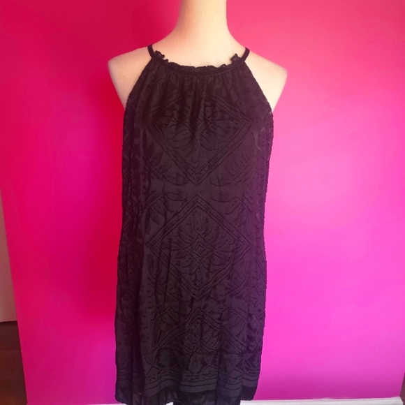 Max Studio Y2K Black Velvet Mini Cocktail Dress (Size Small) - Picture 5 of 8